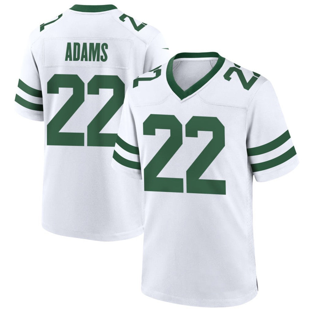 NY.Jets #22 Tony Adams Player White Home Game Football Jerseys