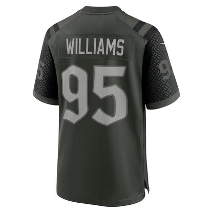 NY.Jets #95 Quinnen Williams Player Gotham Green Rivalries Collection Game Football Jerseys