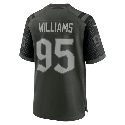 NY.Jets #95 Quinnen Williams Player Gotham Green Rivalries Collection Game Football Jerseys