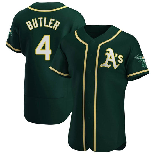 Athletics #4 Lawrence Butler Player Green  Home Limited Elite Baseball Jerseys