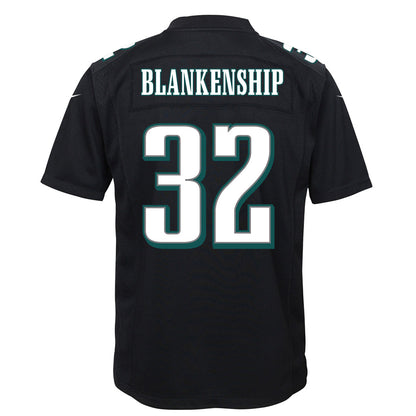 P.Eagles #32 Reed Blankenship Player Black Home Game Football Jerseys