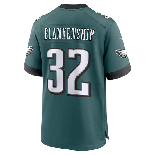 P.Eagles #32 Reed Blankenship Player Midnight Green Home Game Football Jerseys