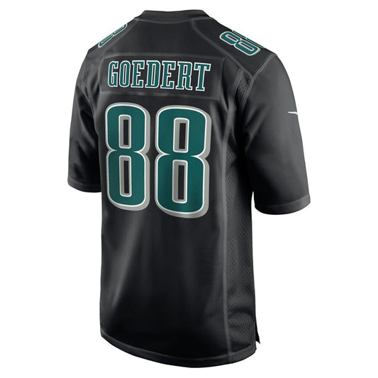 P.Eagles #88 Dallas Goedert Player Black Fashion Game Football Jerseys