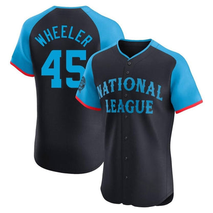 P.Phillies #45 Zack Wheeler Player All-Star Game Baseball Jerseys