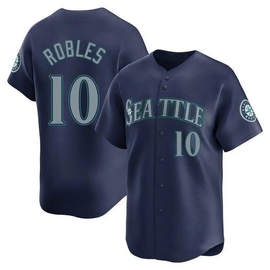 S.Mariners #10 Victor Robles Player Navy Limited Home Baseball Jerseys
