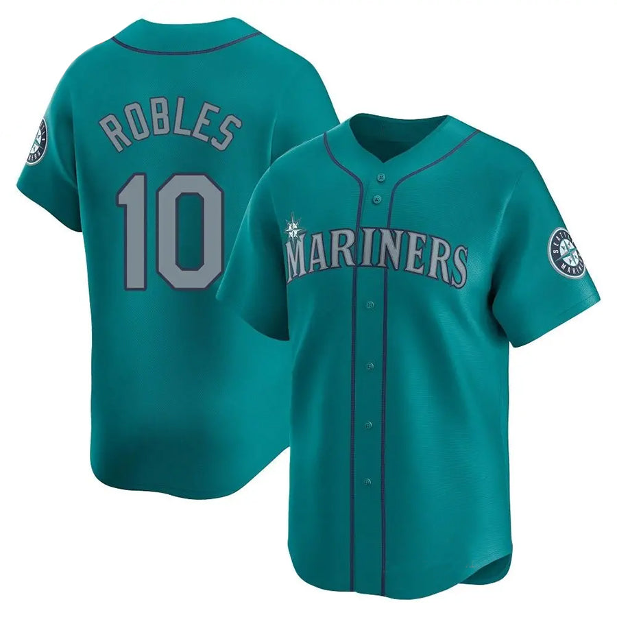 S.Mariners #10 Victor Robles Player Teal Limited Home Baseball Jerseys