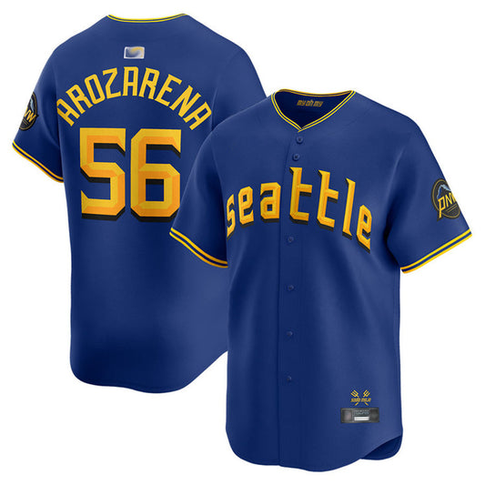 S.Mariners #56 Randy Arozarena Player City Connect Limited Baseball Jerseys