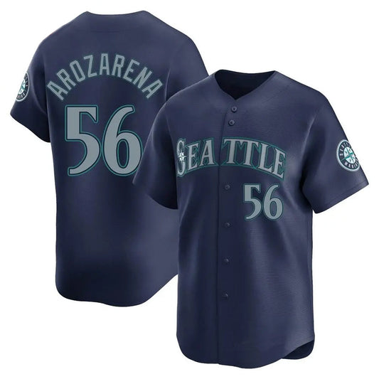 S.Mariners #56 Randy Arozarena Player Navy City Connect Limited Baseball Jerseys