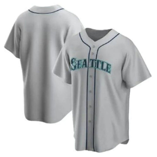 S.Mariners Blank Player Gray Road Team Replica Baseball Jerseys