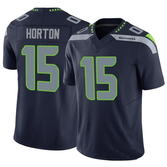 S.Seahawks #15 Tory Horton Player Navy Vapor F.U.S.E. Limited Football Jerseys