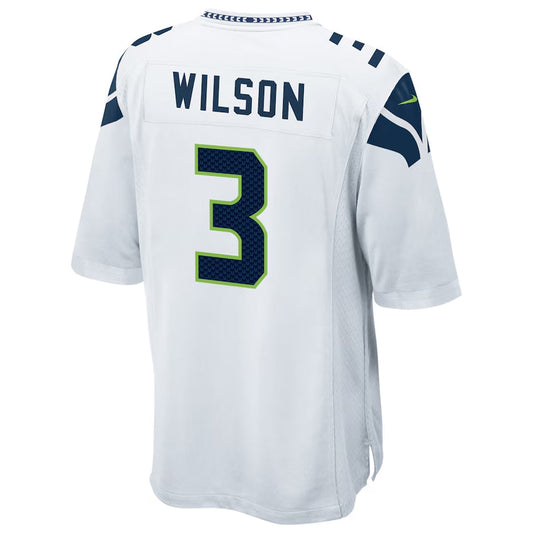 S.Seahawks #3 Nick Emmanwori Player White Home Game Football Jerseys