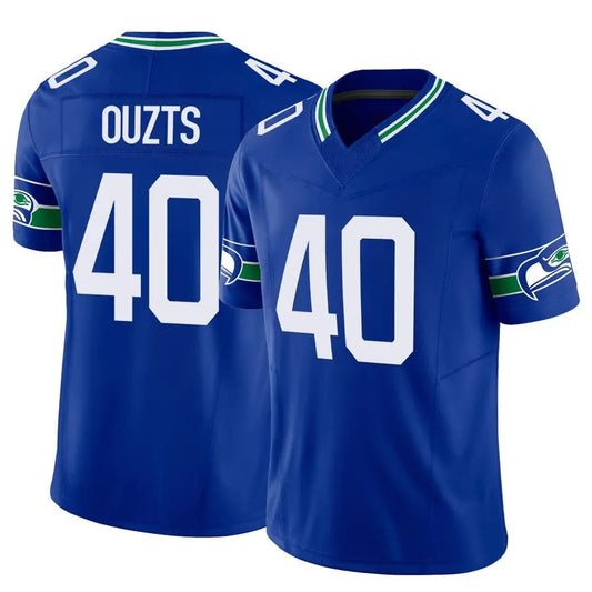 S.Seahawks #40 Robbie Ouzts Player Royal Vapor F.U.S.E. Limited Football Jerseys