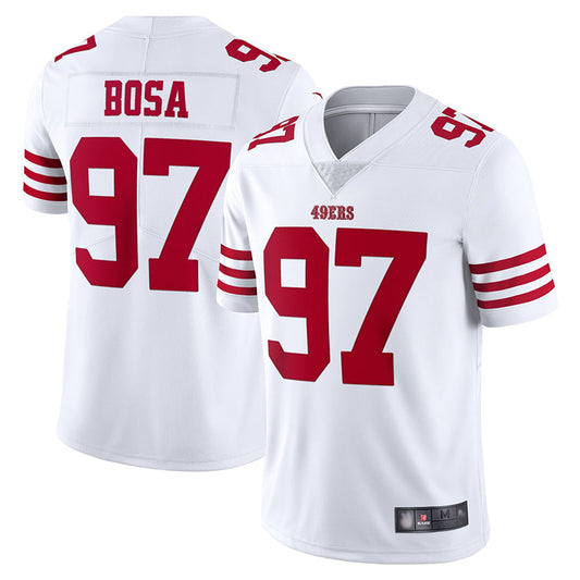 SF.49ers #97 Nick Bosa Player White Vapor Limited Football Jerseys