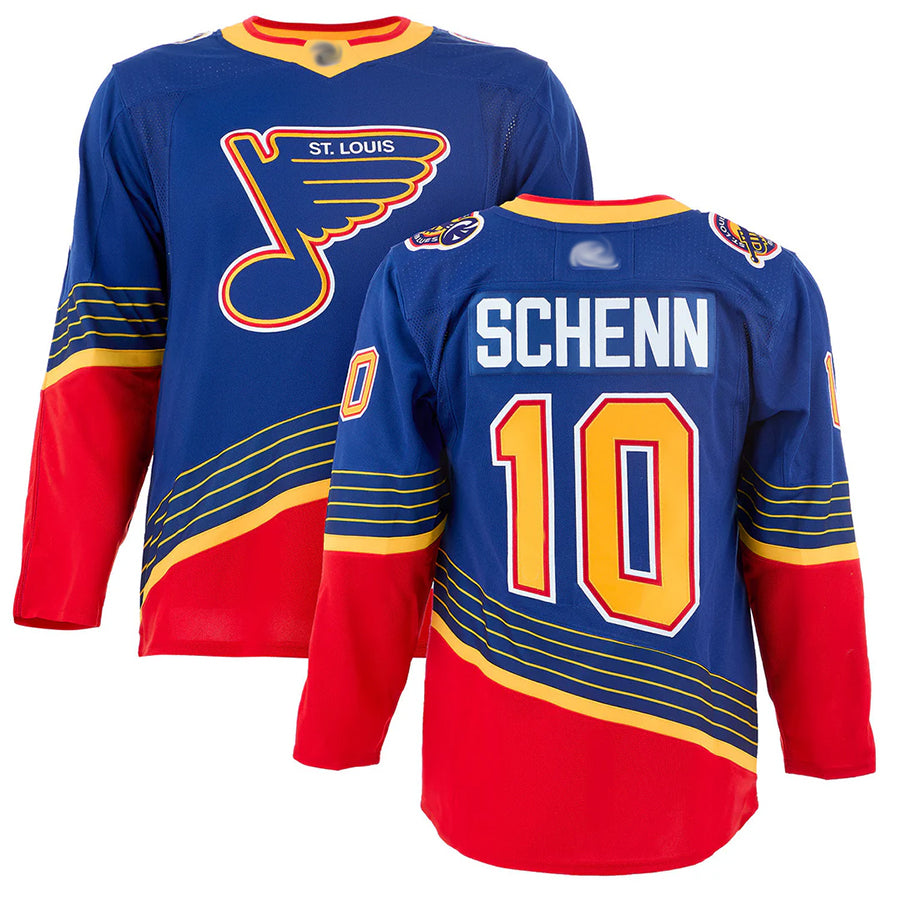 St. L.Blues #10 Brayden Schenn Player Fanatics Premier Breakaway Royal Hockey Jerseys