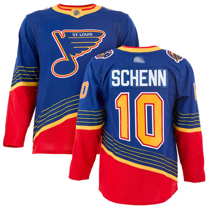 St. L.Blues #10 Brayden Schenn Player Fanatics Premier Breakaway Royal Hockey Jerseys