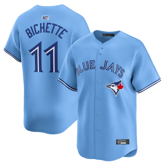 T.Blue Jays #11 Bo Bichette Player Light Blue Limited Baseball Jerseys
