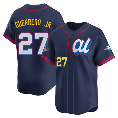 T.Blue Jays #27 Vladimir Guerrero Jr. Player Navy All-Star Edition Limited Baseball Jerseys