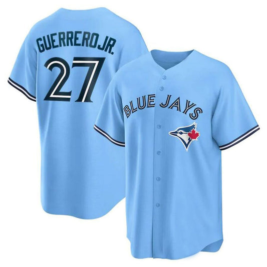 T.Blue Jays #27 Vladimir Guerrero Jr. Player Powder Blue Replica Baseball Jerseys