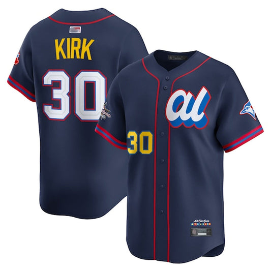 T.Blue Jays #30 Alejandro Kirk Player Navy All-Star Edition Limited Baseball Jerseys