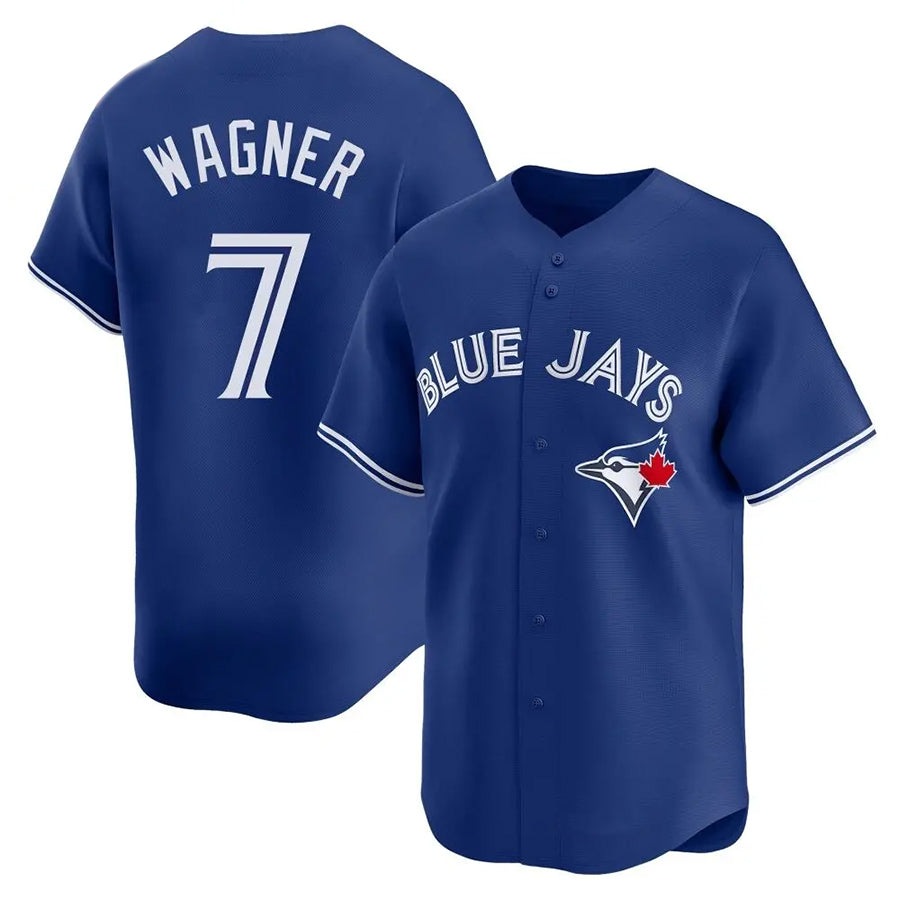 T.Blue Jays #7 Will Wagner Player Royal Replica Home Baseball Jerseys