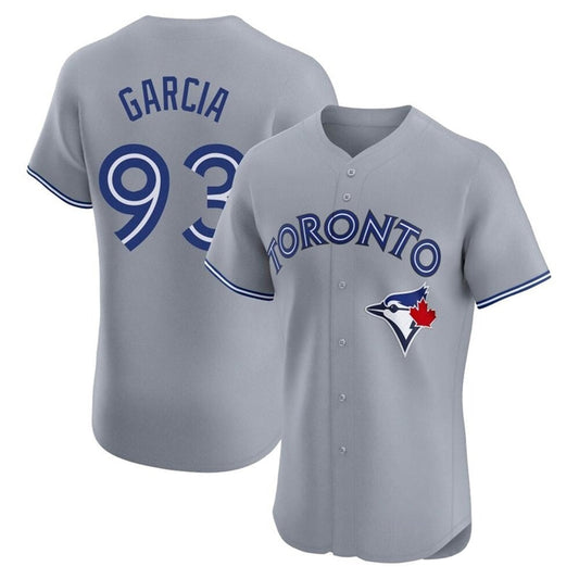 T.Blue Jays #93 Yimi Garcia Player Gray Limited Elite Baseball Jerseys