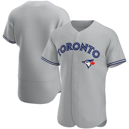 T.Blue Jays Blank Player Gray Road Team Limited Baseball Jerseys