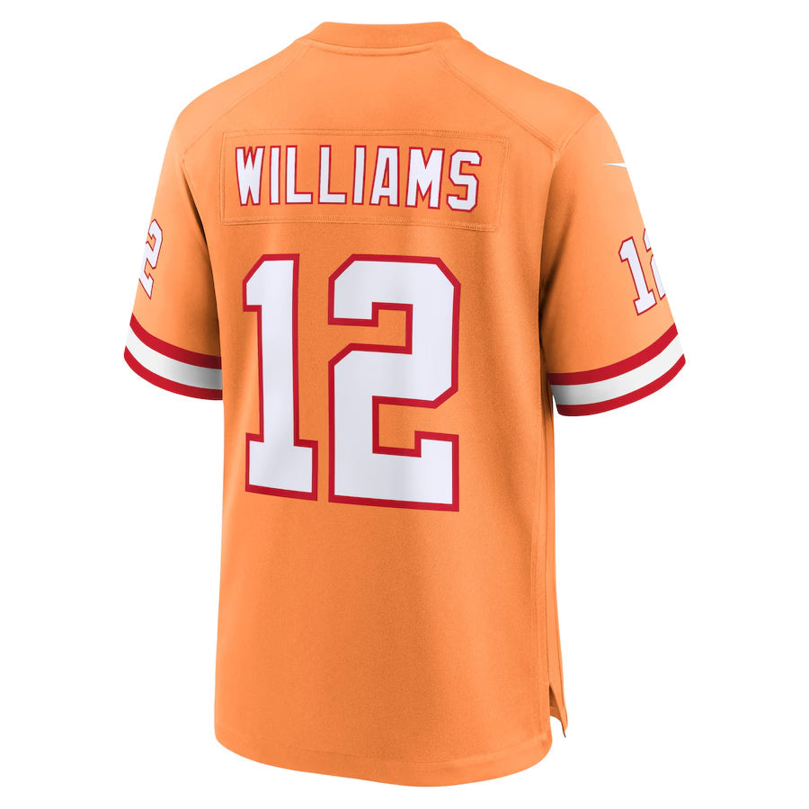 TB.Buccaneers #12 Doug Williams Player Orange Game Football Jerseys