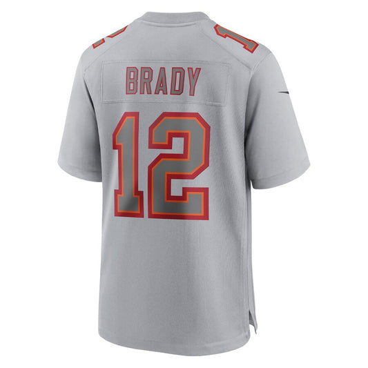 TB.Buccaneers #12 Tom Brady Player Gray Fashion Game Football Jerseys