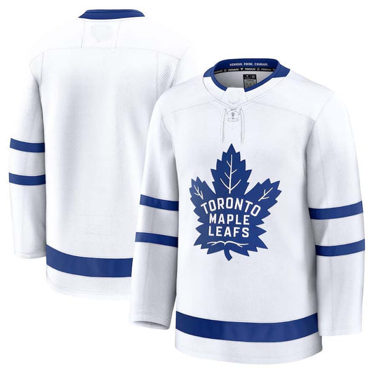 T.Maple Leafs Fanatics Blank Player Game Jersey - White Stitched American Hockey Jerseys