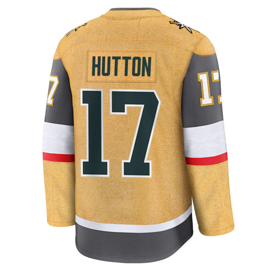 V.Golden Knights #17 Vegas Golden Player Fanatics Home Breakaway Gold Hockey Jerseys
