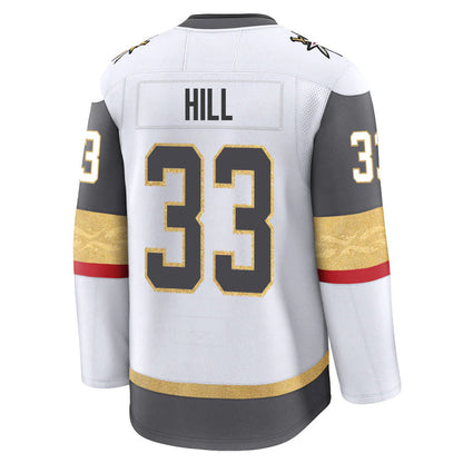 V.Golden Knights #33 Adin Hill Player Fanatics Premium Breakaway White Hockey Jerseys