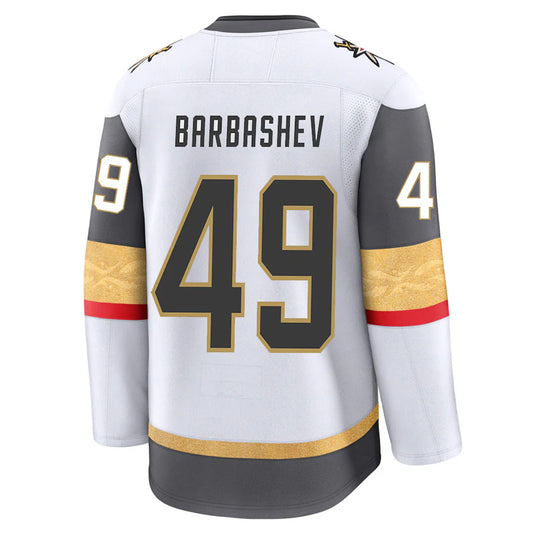 V.Golden Knights #49 Ivan Barbashev Player Fanatics Premium Stitched White Hockey Jerseys