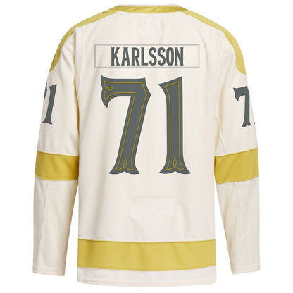 V.Golden Knights #71 William Karlsson Player Fanatics Cream Classic Hockey Jerseys