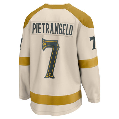V.Golden Knights #7 Alex Pietrangelo Fanatics Classic Player Jersey - Cream Hockey Jerseys
