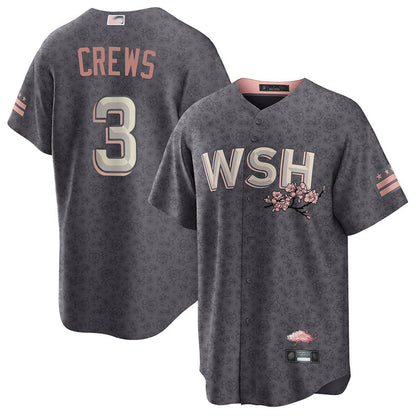 W.Nationals #3 Dylan Crews Player City Connect Baseball Jerseys